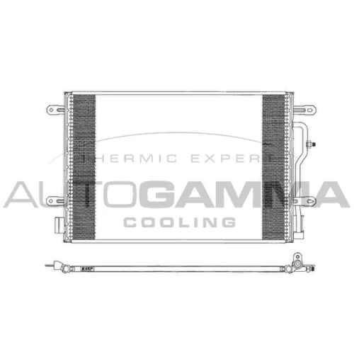 Kondenzátor klimatizácie AUTOGAMMA 102988