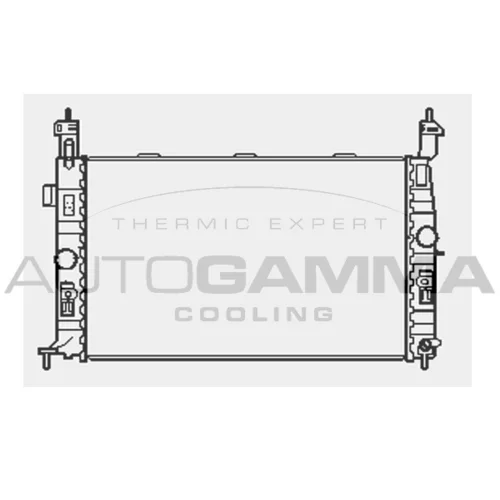 Chladič motora AUTOGAMMA 103518