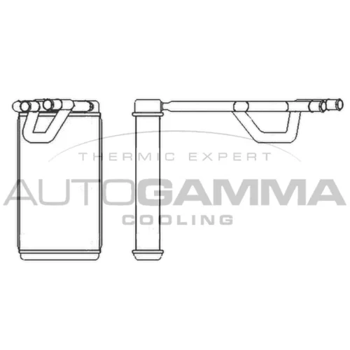 Výmenník tepla vnútorného kúrenia AUTOGAMMA 104822