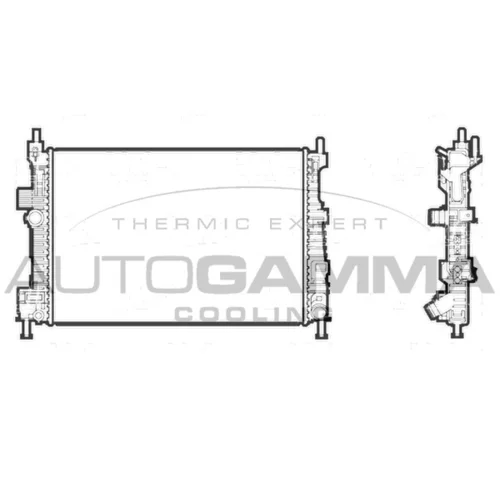 Chladič motora AUTOGAMMA 107214