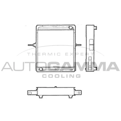Chladič motora AUTOGAMMA 400444