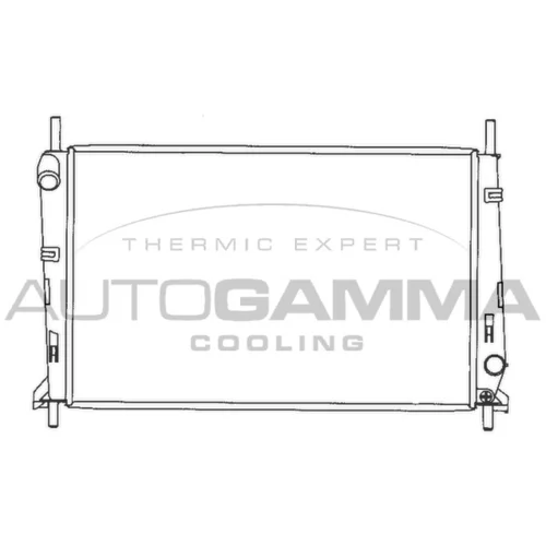Chladič motora AUTOGAMMA 100370