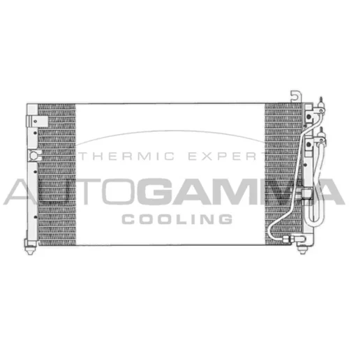 Kondenzátor klimatizácie AUTOGAMMA 103493