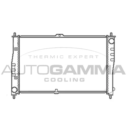 Chladič motora AUTOGAMMA 103607