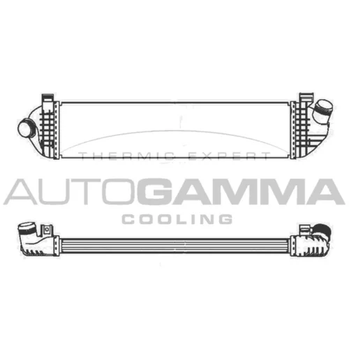 Chladič plniaceho vzduchu AUTOGAMMA 103720