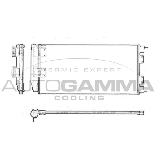 Kondenzátor klimatizácie AUTOGAMMA 103763