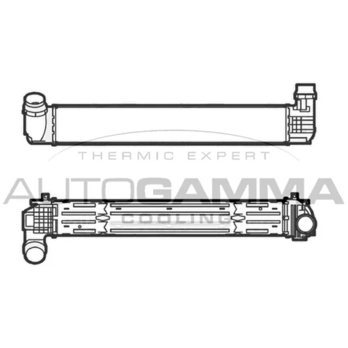 Chladič plniaceho vzduchu AUTOGAMMA 105339