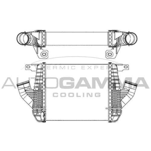 Chladič plniaceho vzduchu AUTOGAMMA 107511