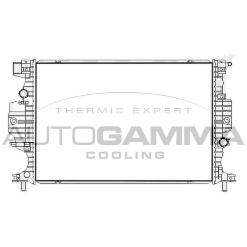 Chladič motora AUTOGAMMA 107765