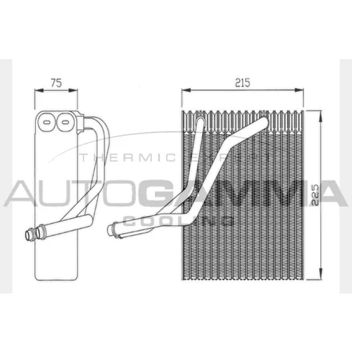 Výparník klimatizácie AUTOGAMMA 112011