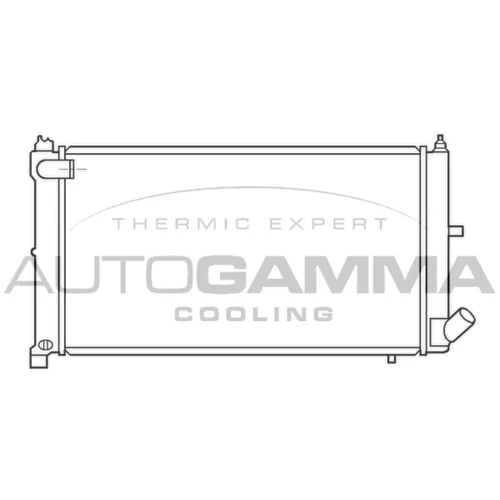 Chladič motora AUTOGAMMA 100167