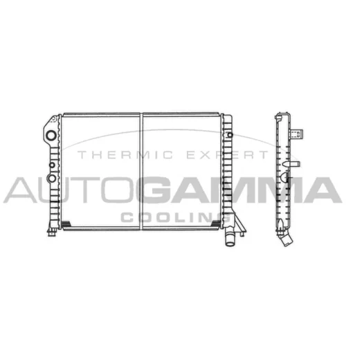 Chladič motora AUTOGAMMA 101107
