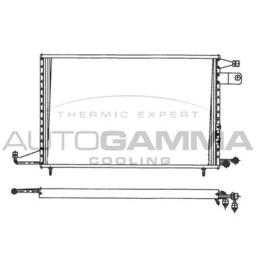 Kondenzátor klimatizácie AUTOGAMMA 101718
