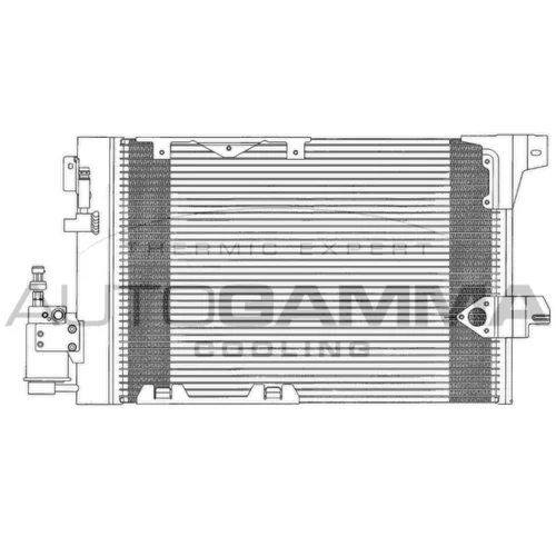 Kondenzátor klimatizácie AUTOGAMMA 102734