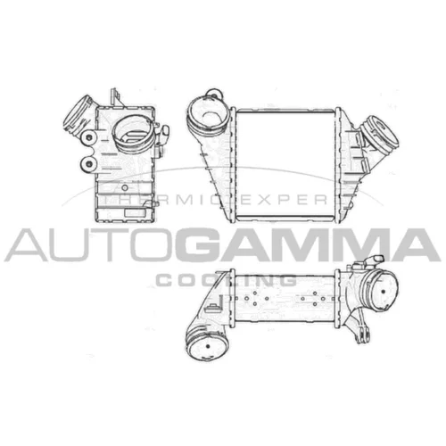 Chladič plniaceho vzduchu AUTOGAMMA 103727