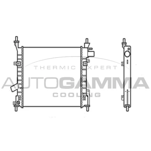 Chladič motora AUTOGAMMA 103919