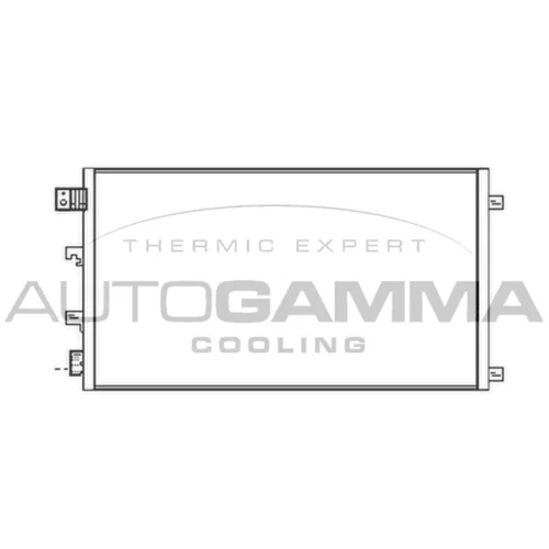 Kondenzátor klimatizácie AUTOGAMMA 104578