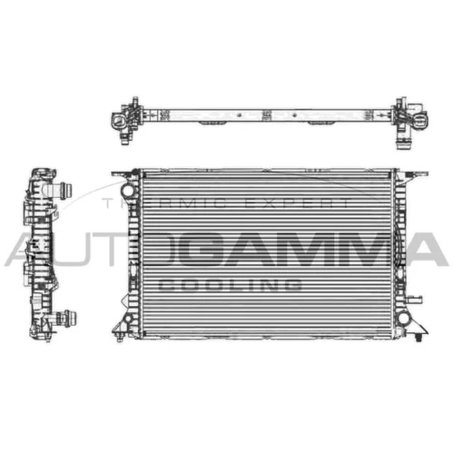 Chladič motora AUTOGAMMA 105158