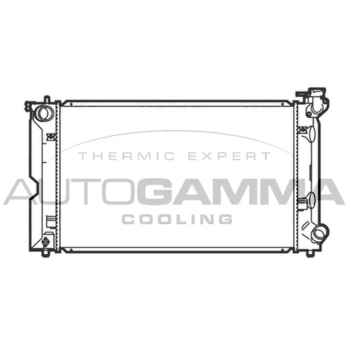 Chladič motora AUTOGAMMA 107057