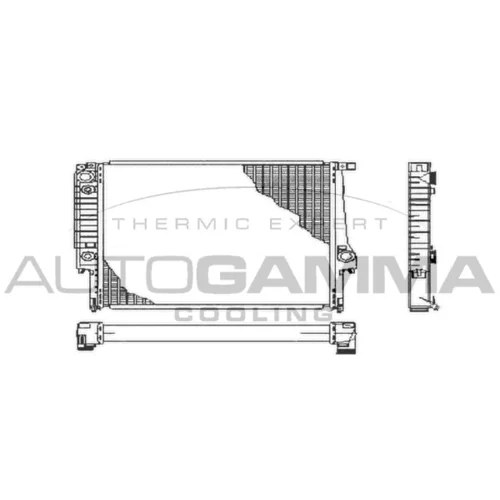 Chladič motora AUTOGAMMA 100107