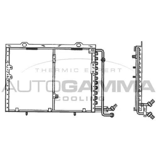 Kondenzátor klimatizácie AUTOGAMMA 101730
