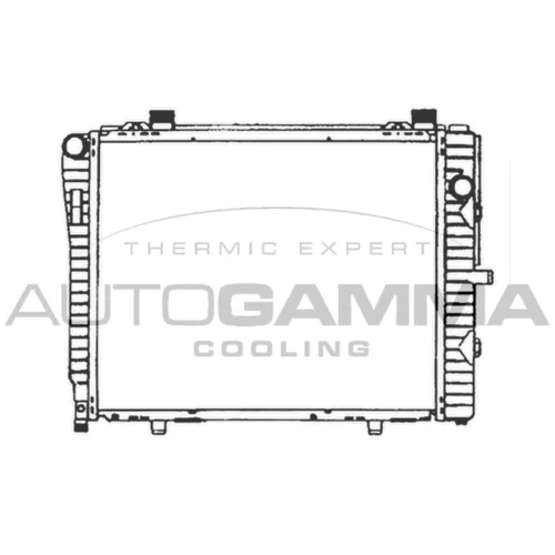 Chladič motora AUTOGAMMA 102166