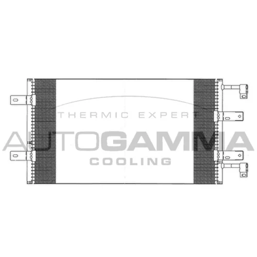 Kondenzátor klimatizácie AUTOGAMMA 103249
