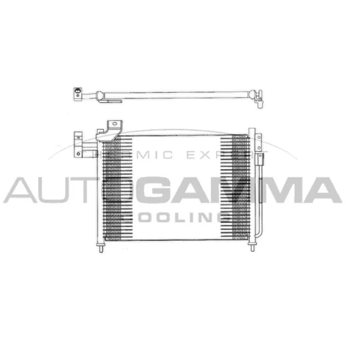 Kondenzátor klimatizácie AUTOGAMMA 103314