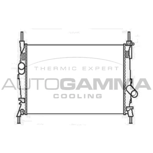 Chladič motora AUTOGAMMA 104055