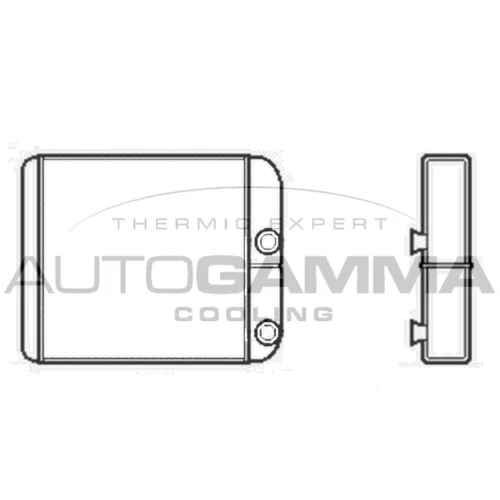 Výmenník tepla vnútorného kúrenia AUTOGAMMA 104882