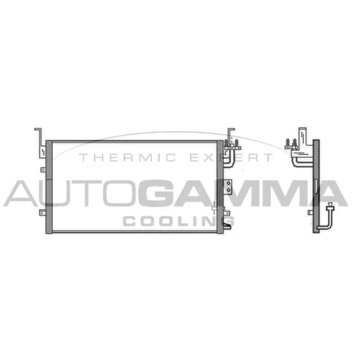 Kondenzátor klimatizácie AUTOGAMMA 105150