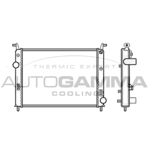 Chladič motora AUTOGAMMA 105429