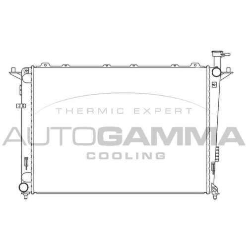 Chladič motora AUTOGAMMA 105807