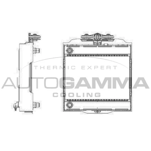 Chladič motora AUTOGAMMA 107009