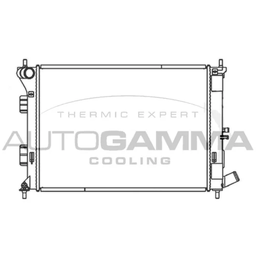 Chladič motora AUTOGAMMA 107331