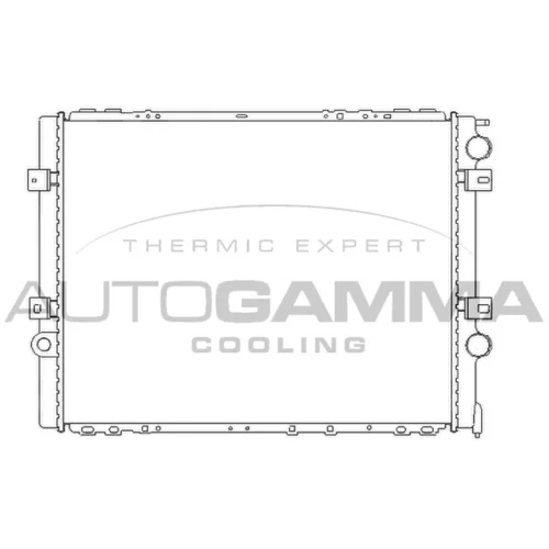Chladič motora AUTOGAMMA 403622