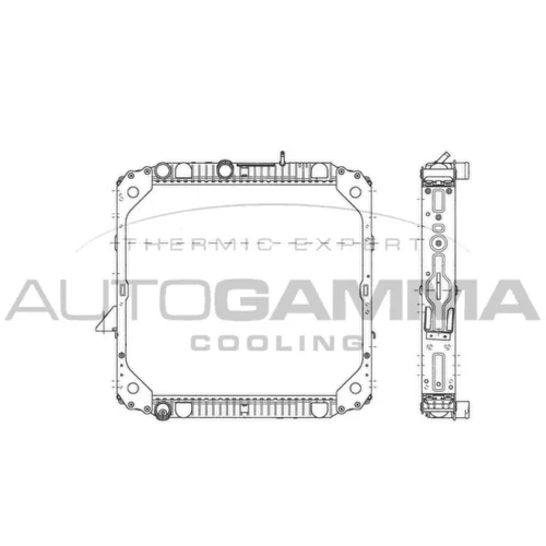 Chladič motora AUTOGAMMA 404122