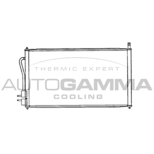 Kondenzátor klimatizácie AUTOGAMMA 101230