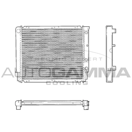 Chladič motora AUTOGAMMA 101288