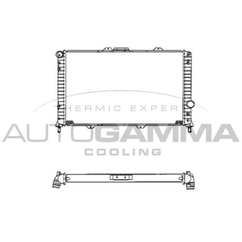 Chladič motora AUTOGAMMA 101401