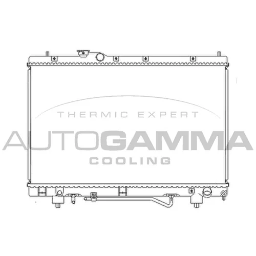 Chladič motora AUTOGAMMA 102371