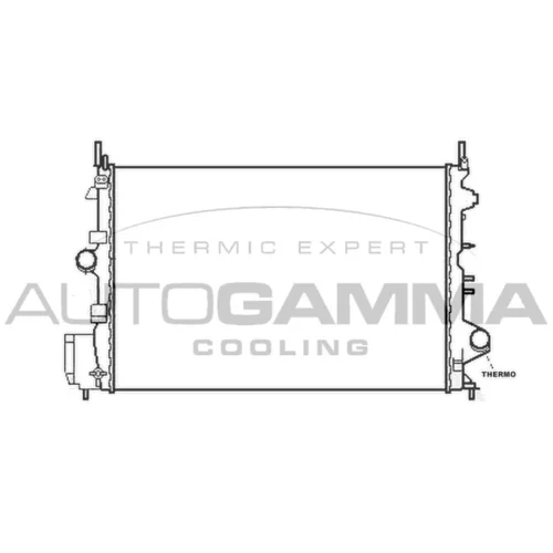 Chladič motora AUTOGAMMA 105434