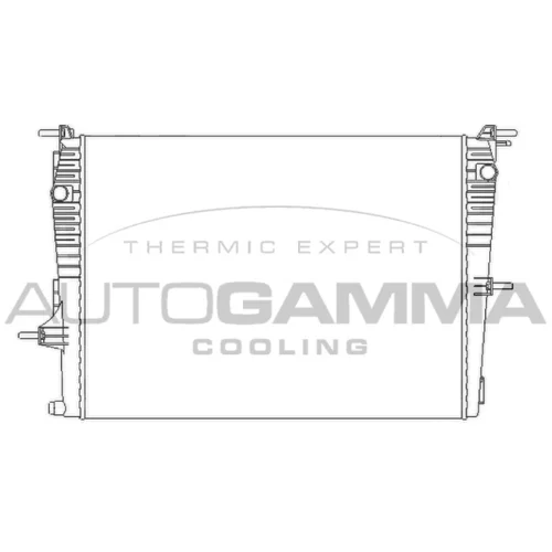 Chladič motora AUTOGAMMA 105469