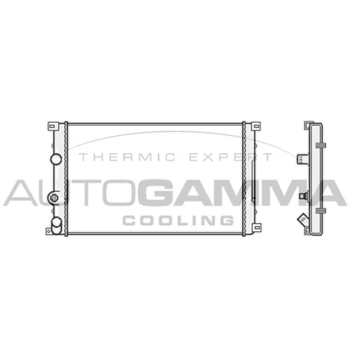 Chladič motora AUTOGAMMA 403492