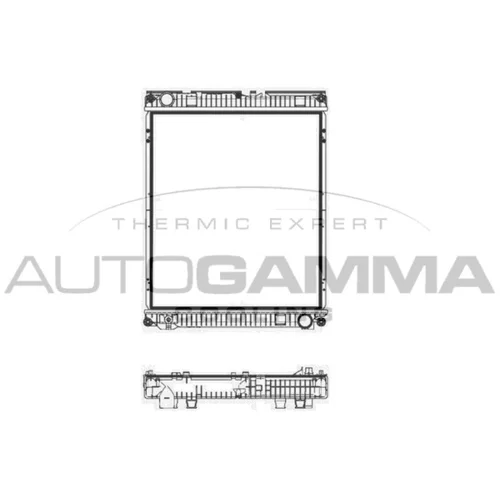Chladič motora AUTOGAMMA 404890