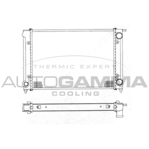 Chladič motora AUTOGAMMA 101054