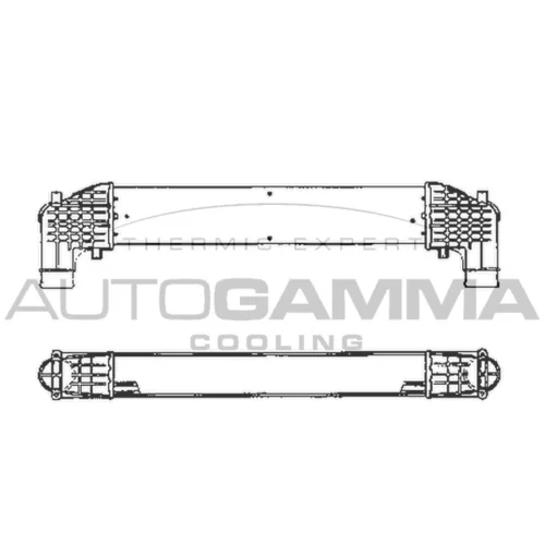 Chladič plniaceho vzduchu AUTOGAMMA 101965