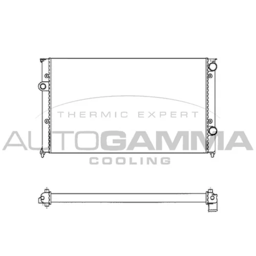 Chladič motora AUTOGAMMA 102009