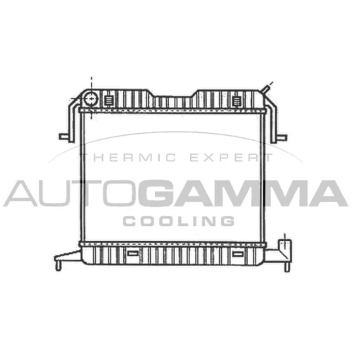 Chladič motora AUTOGAMMA 102235