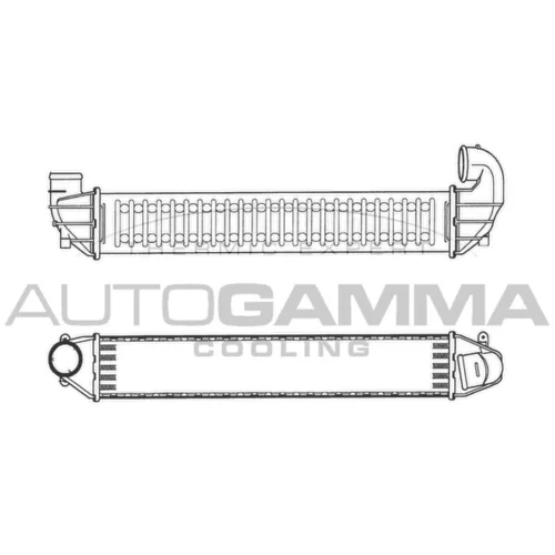 Chladič plniaceho vzduchu AUTOGAMMA 103328